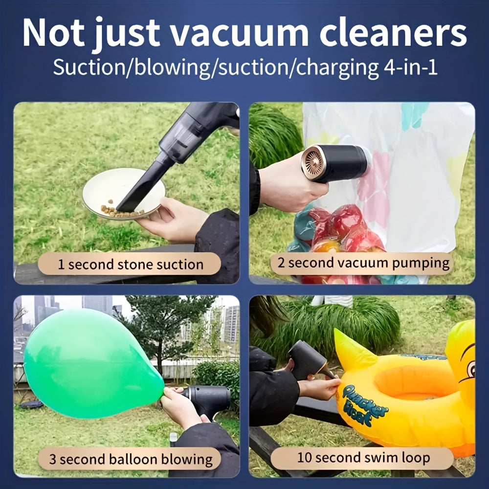 8-in-1 Cordless Handheld Car Vacuum Cleaner