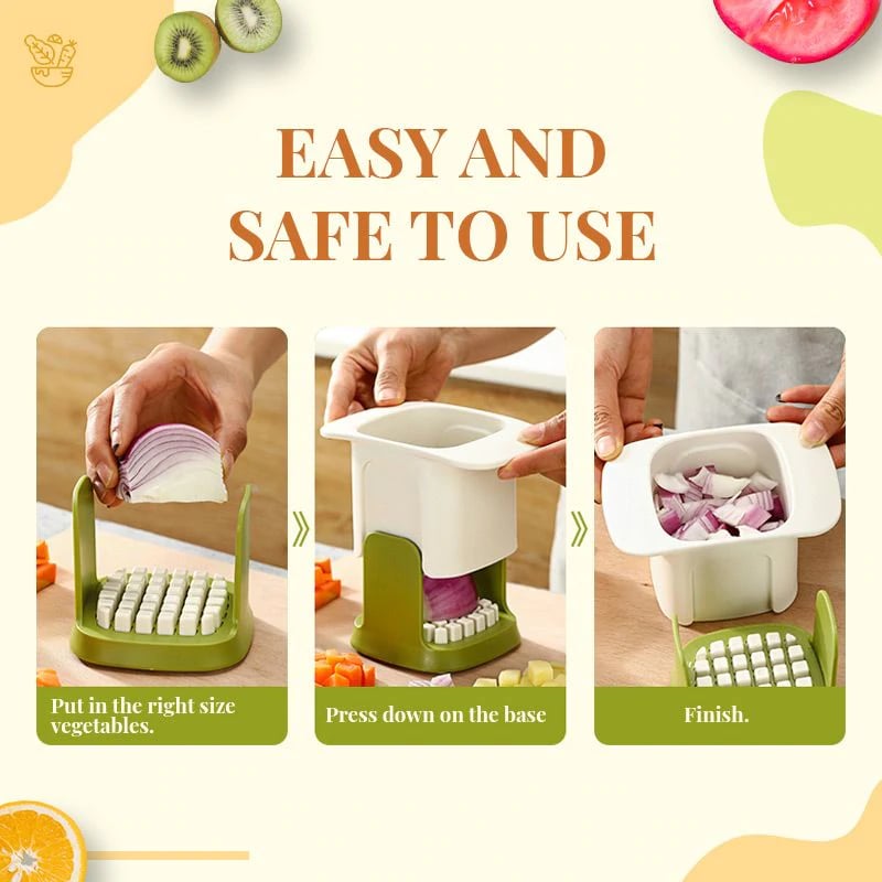 🔥2-in-1 Vegetable Chopper Dicing & Slitting( free shipping)