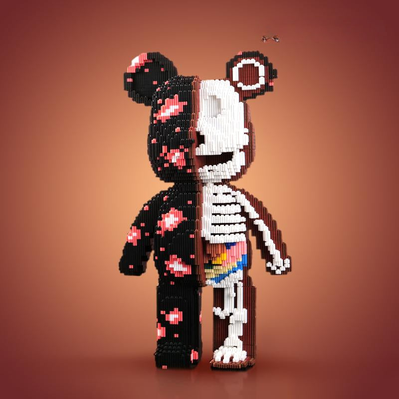 DIY Pixel Art Block Bear Figures – Creative Building & Collectible Display