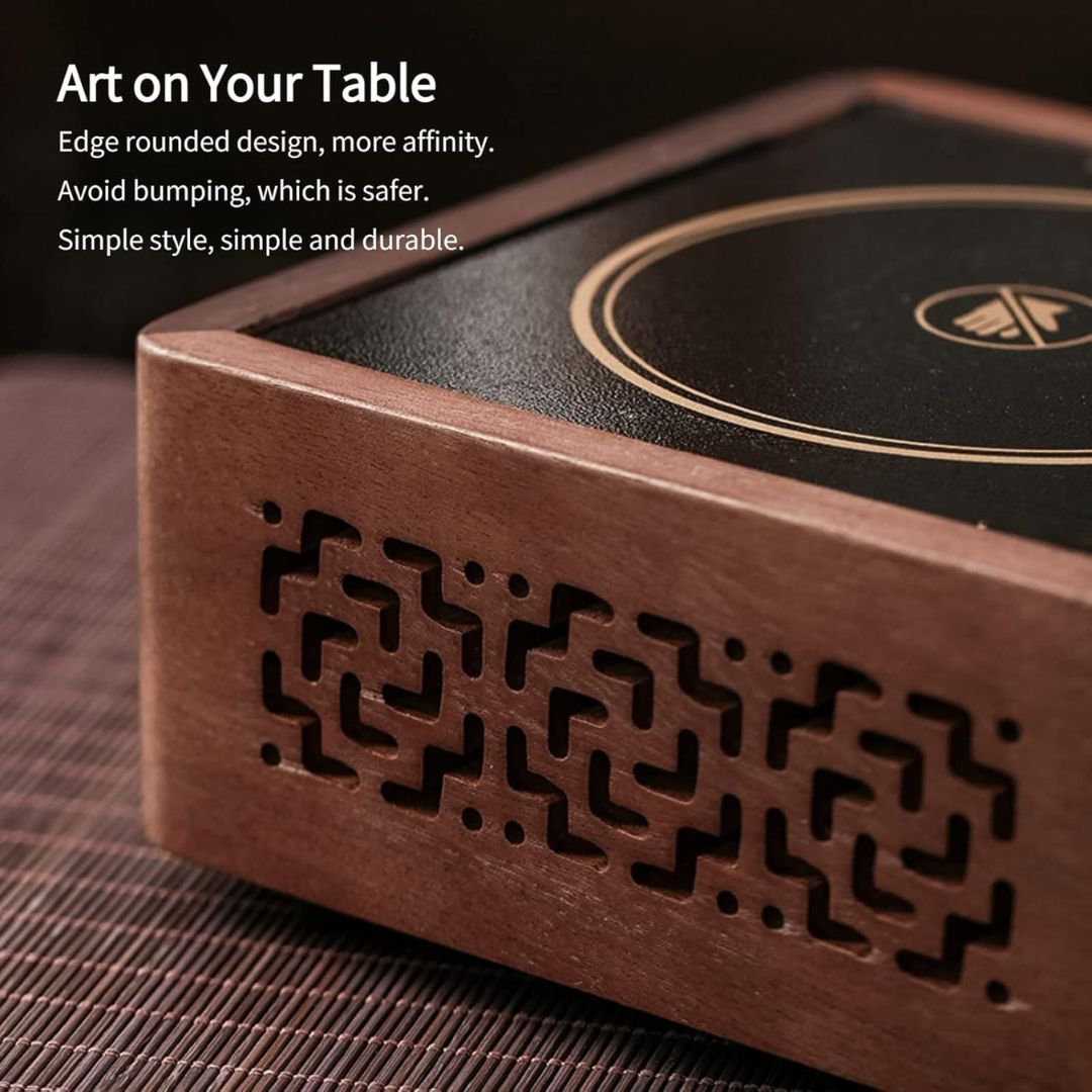 Walnut Adjustable Electronic Tea Stove Heater