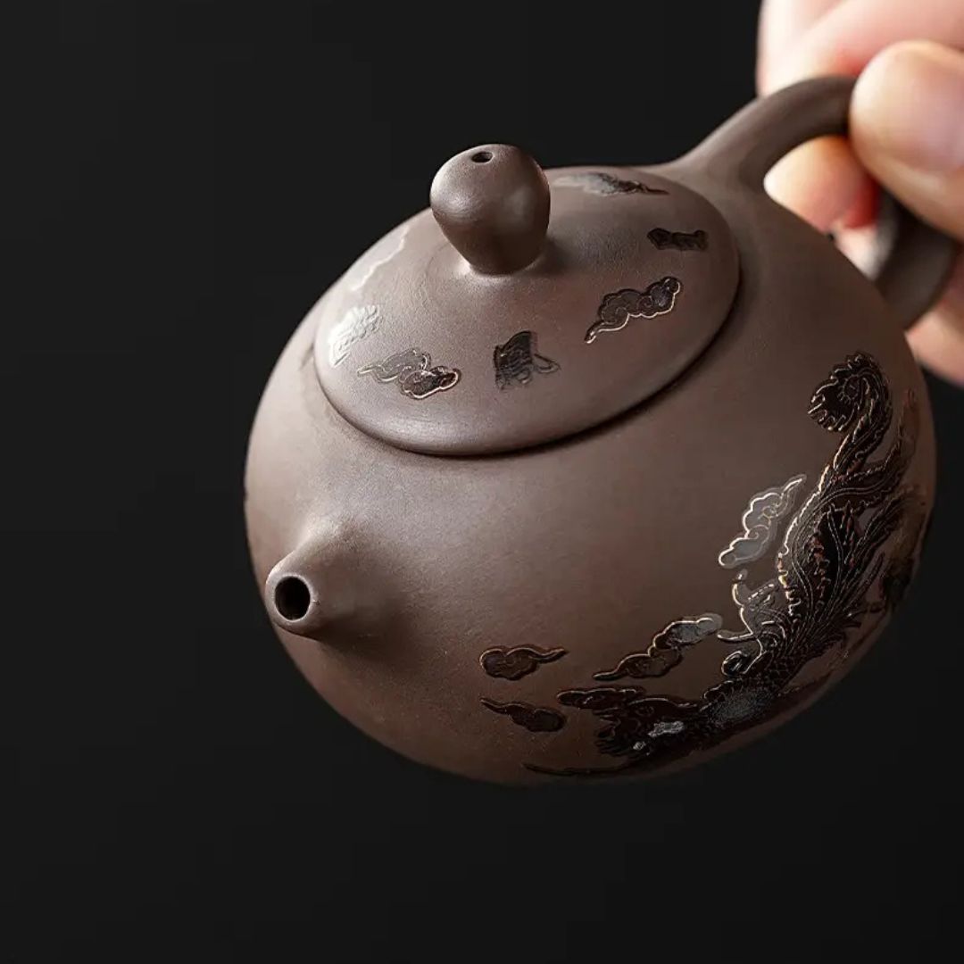 Purple Clay Travel Tea Set