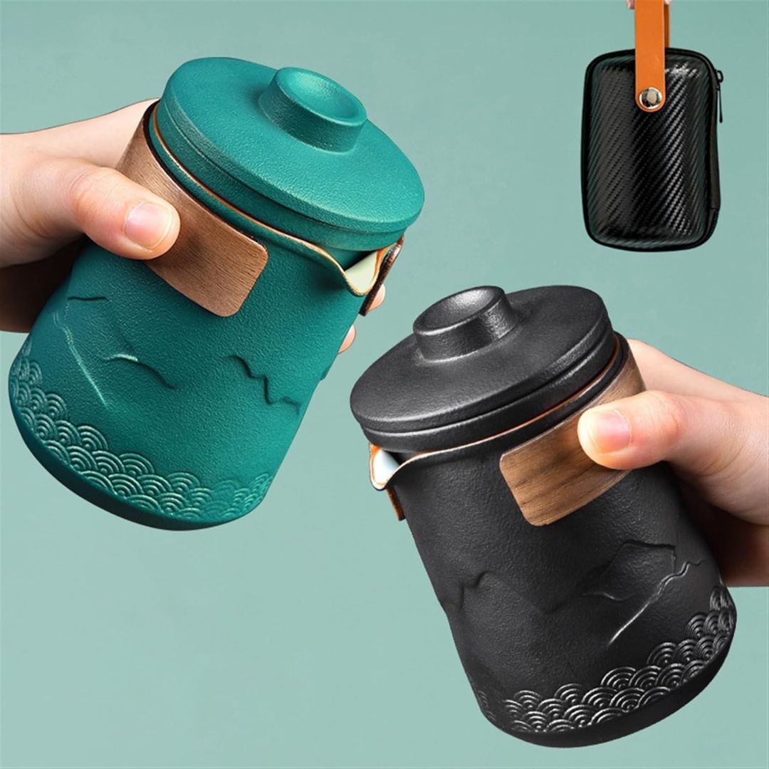 Mountain and Sea Travel Tea Set
