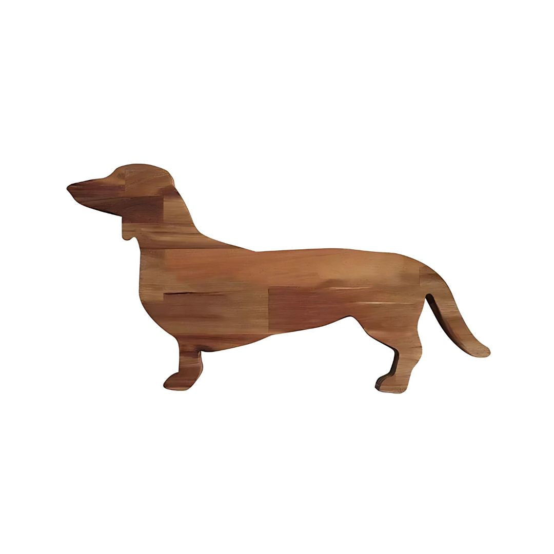 Wood Dachshund Serving Platter