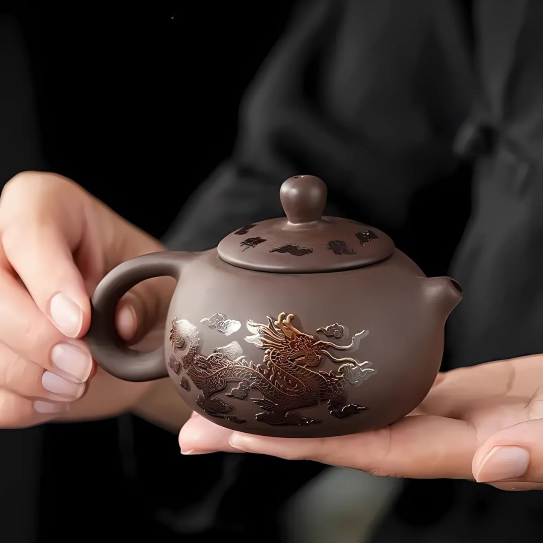 Purple Clay Travel Tea Set