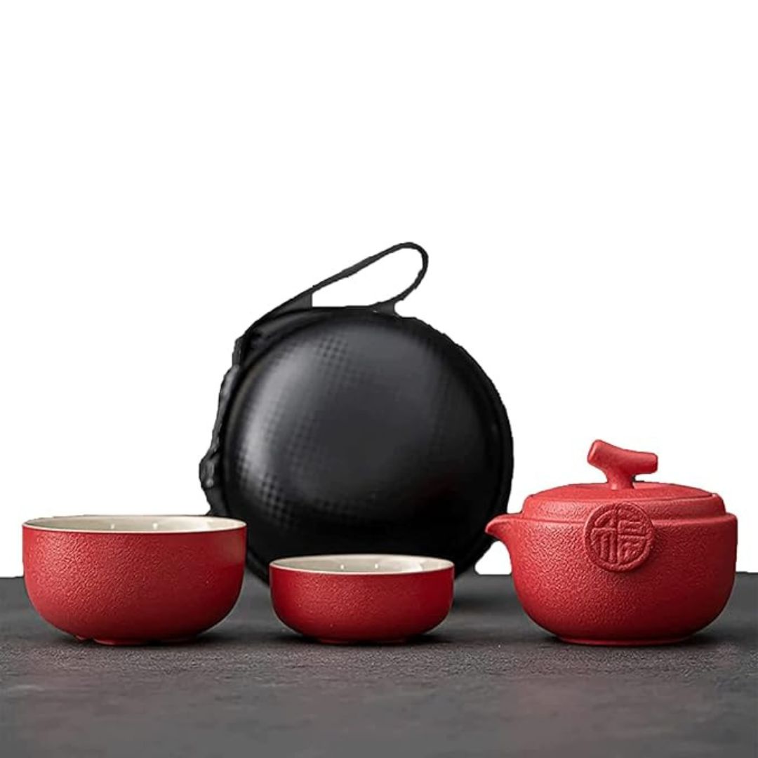 Handmade Ceramic Kung Fu Teapot Set