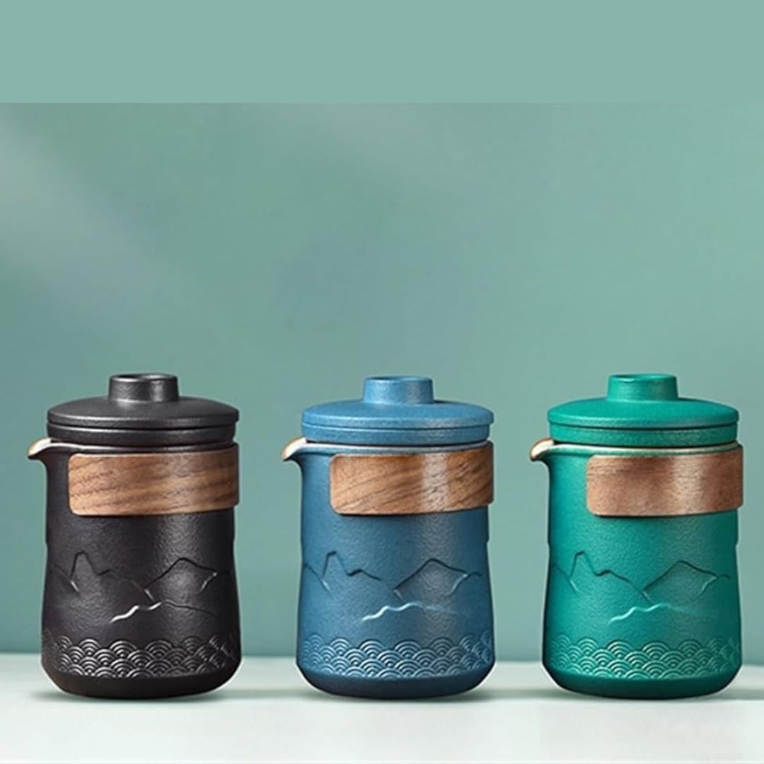 Mountain and Sea Travel Tea Set