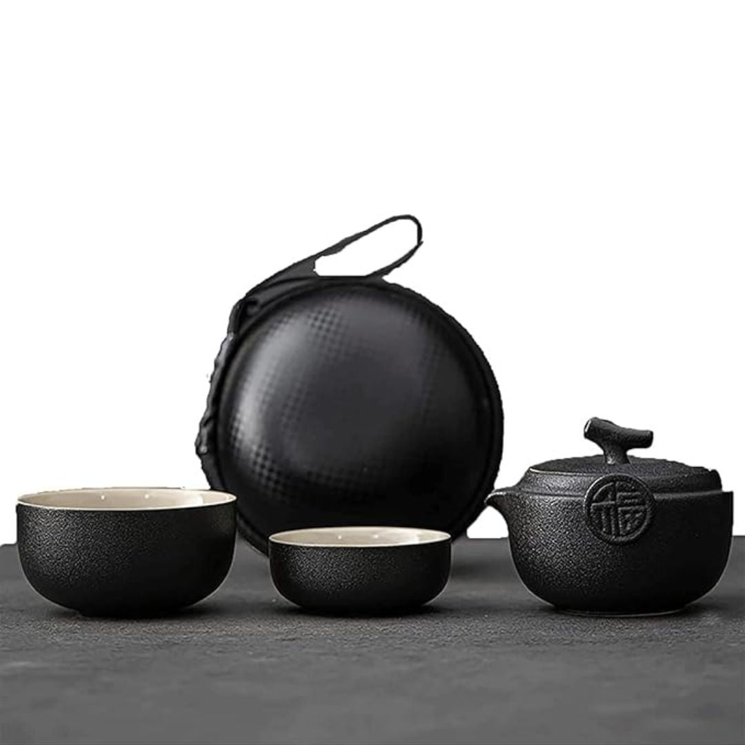 Handmade Ceramic Kung Fu Teapot Set