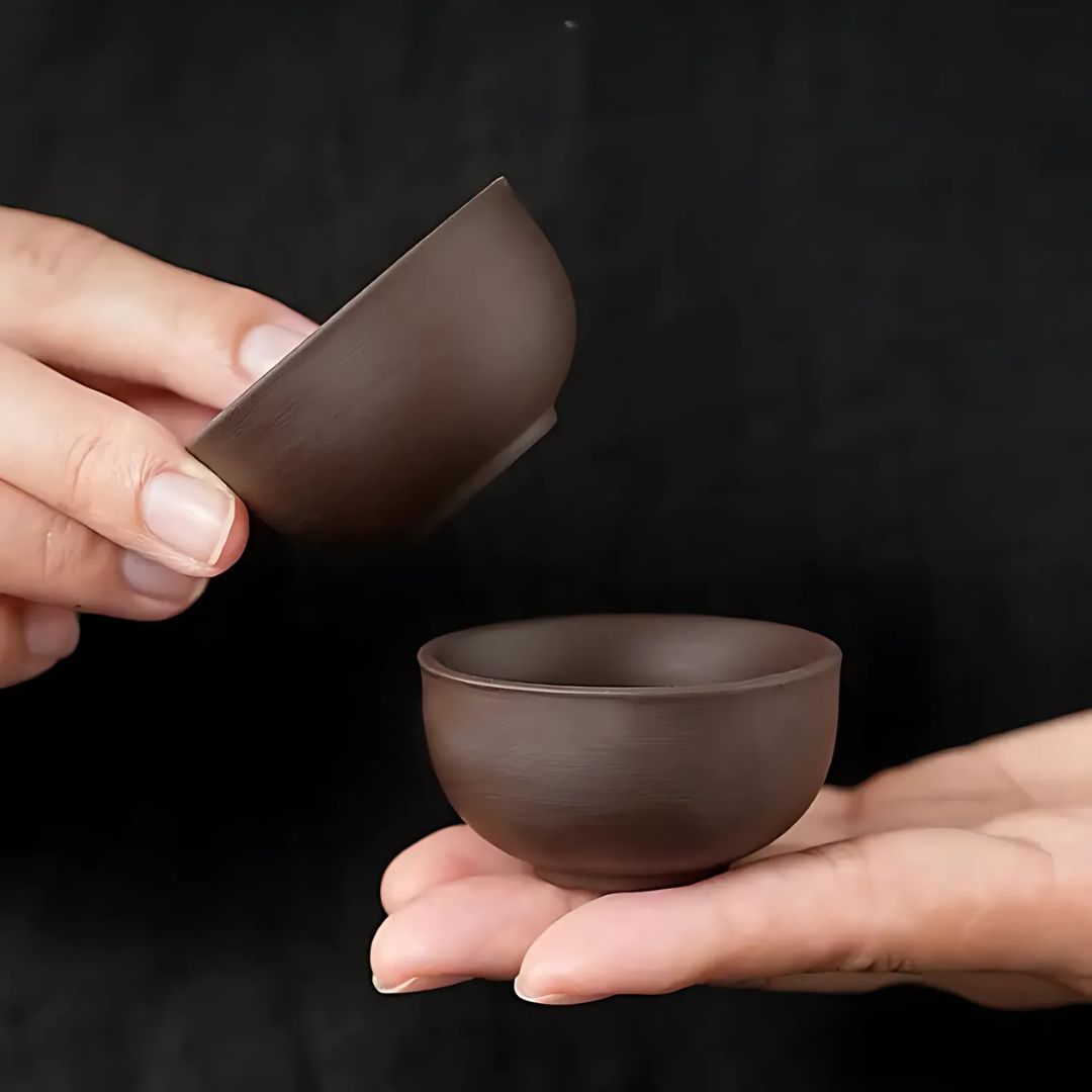 Purple Clay Travel Tea Set