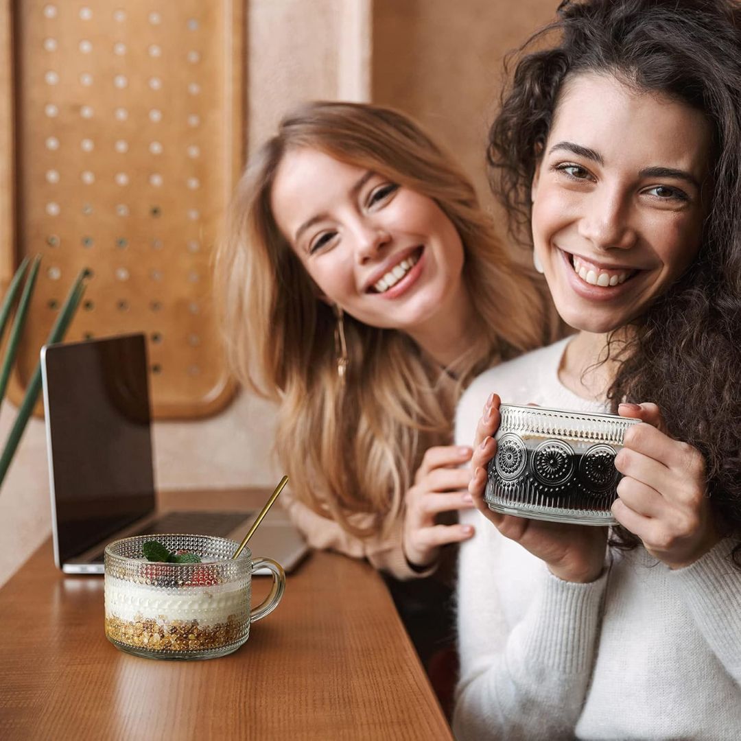 4pcs Set Vintage Coffee Mugs