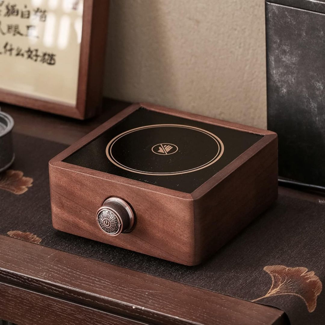 Walnut Adjustable Electronic Tea Stove Heater