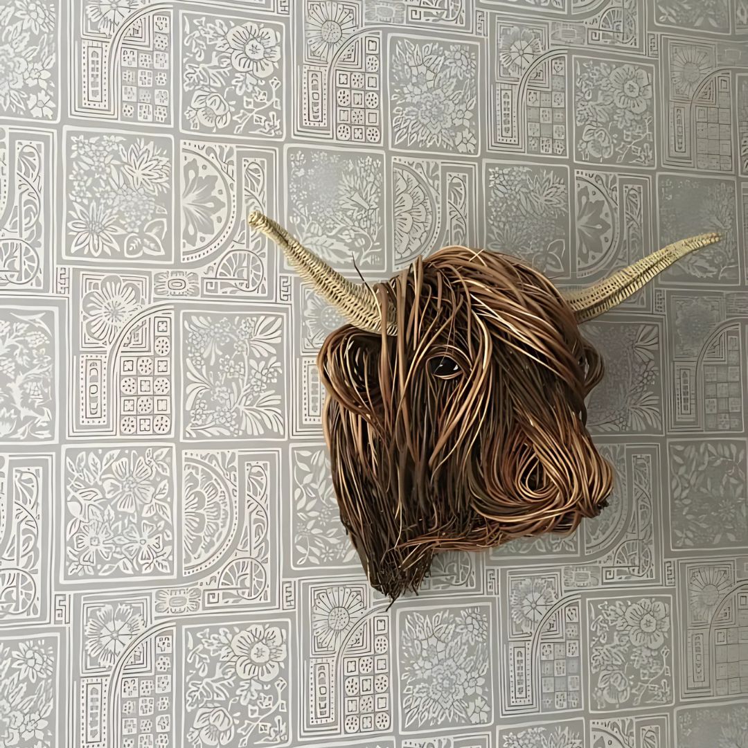 Cow Wall Sculpture