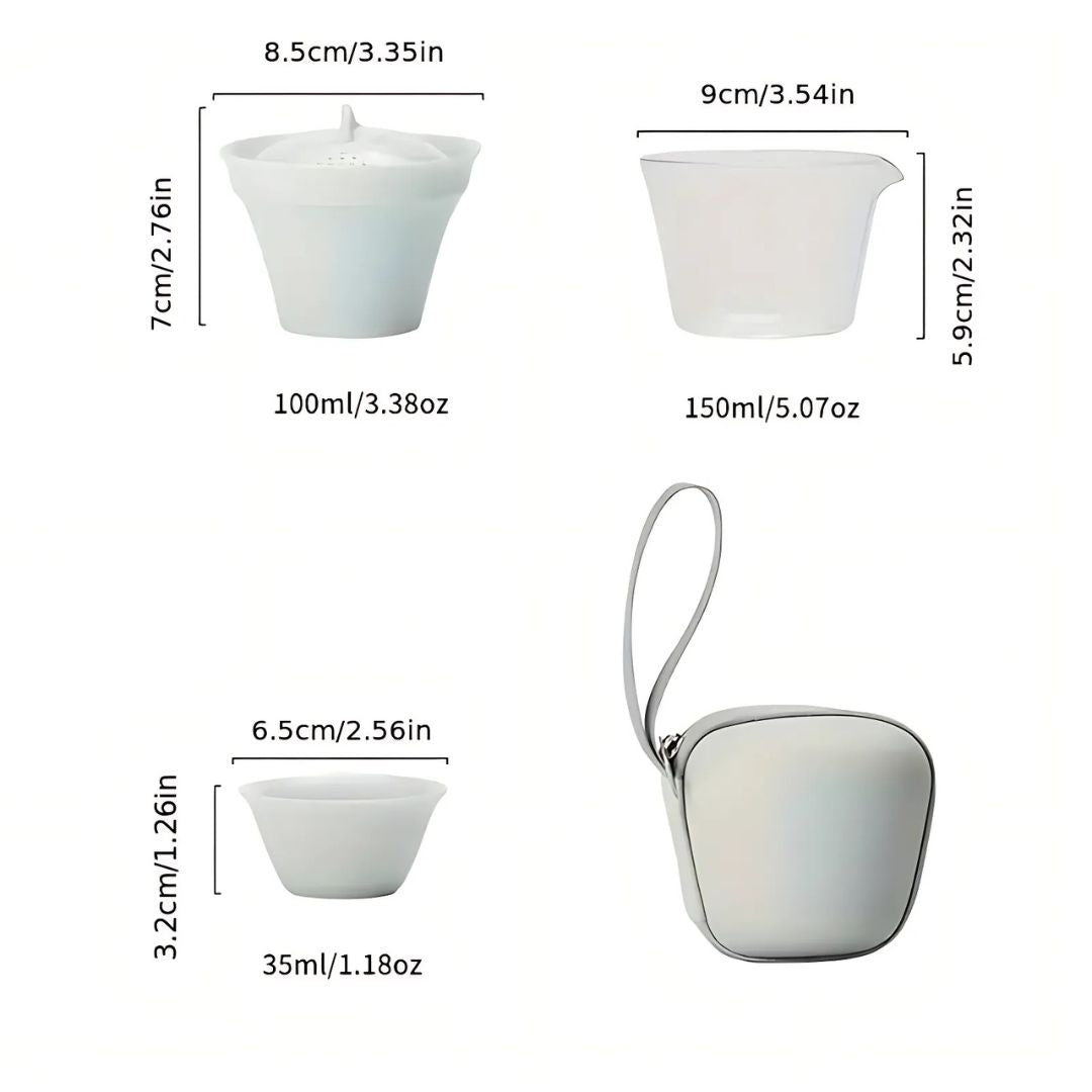 Kung Fu Ceramic Teapot Set