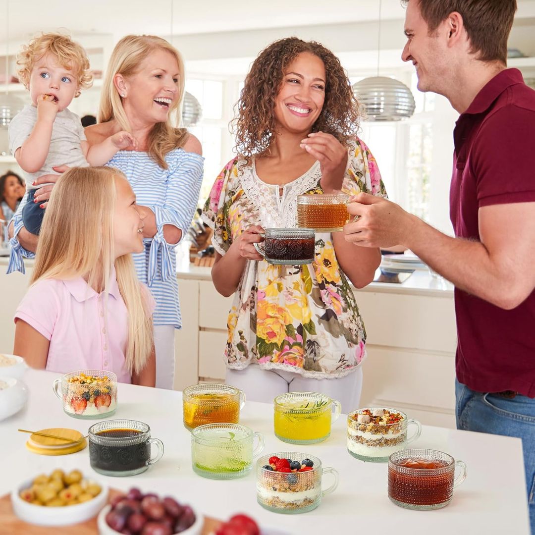 4pcs Set Vintage Coffee Mugs