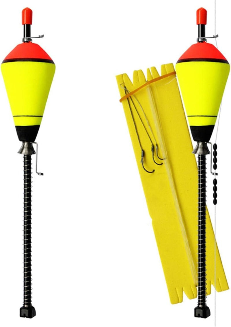 High-Sensitivity Automatic Fishing Float with Durable High-Carbon Rod