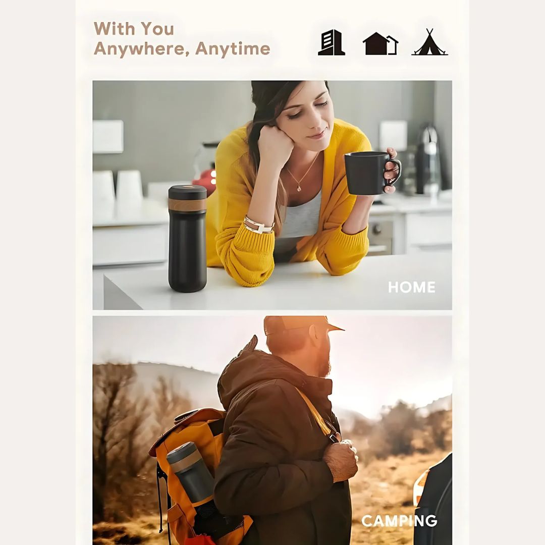 Portable French Press Coffee Maker