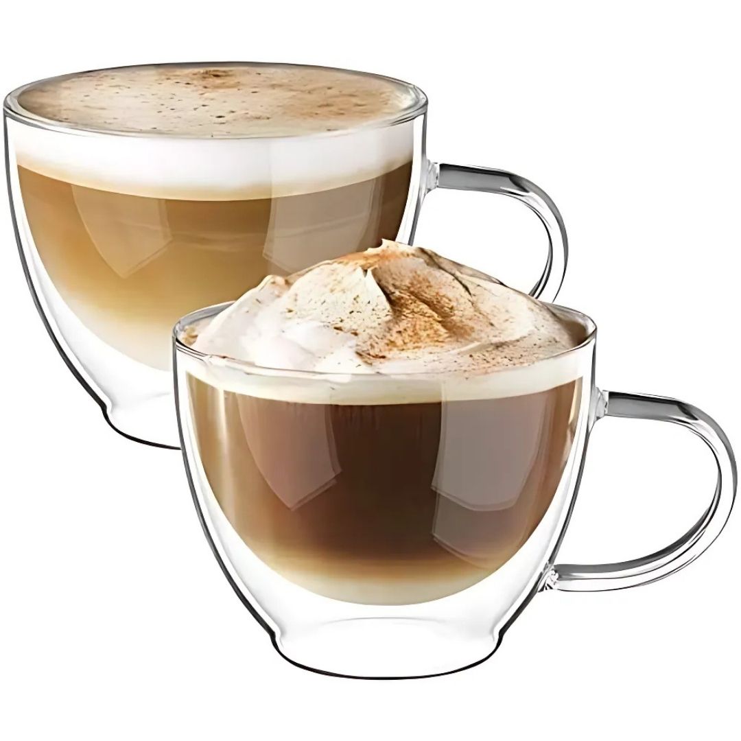 Set of 2 Coffee Cups with Handle