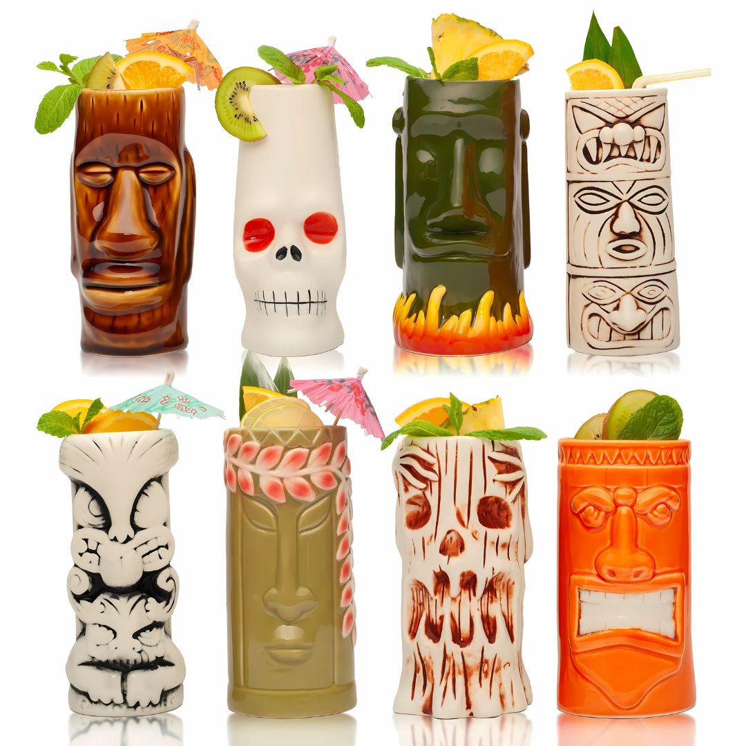 Ceramic Tiki Mugs
