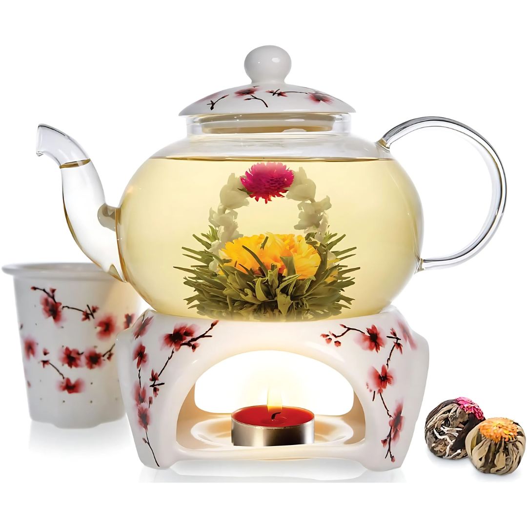 Petite Cherry Blossom Teapot Set