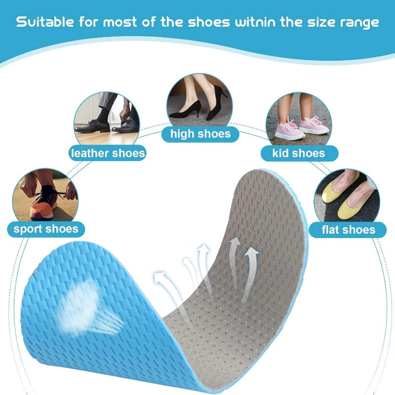Ultra-Thin Trim-to-Fit Washable Insoles