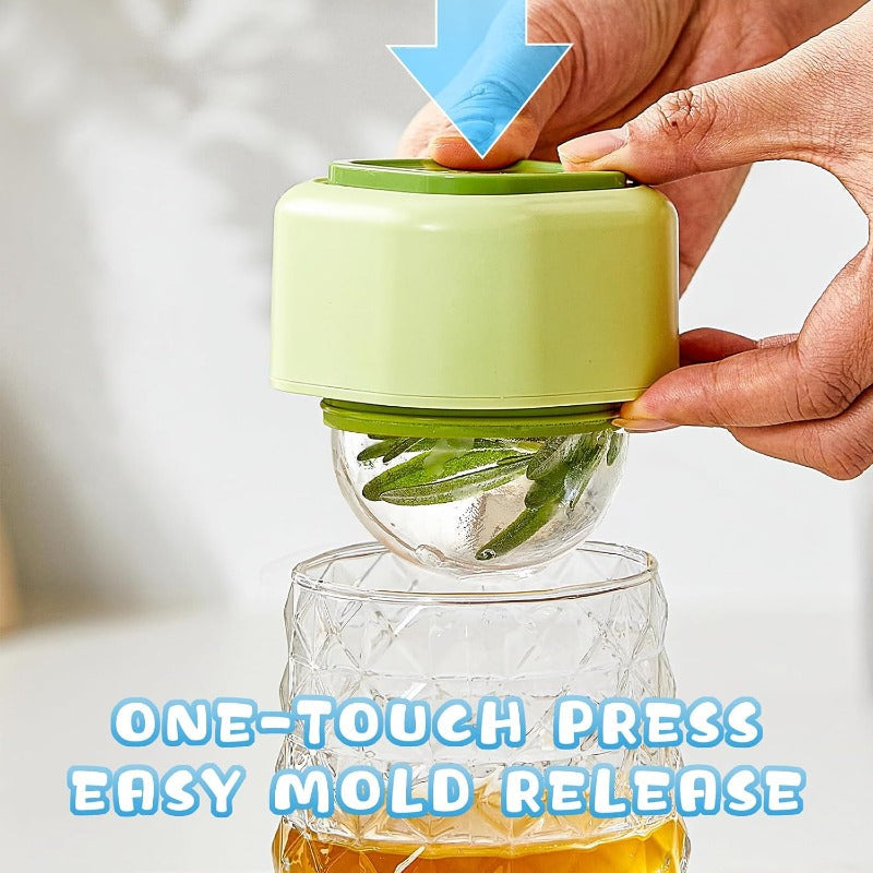 CrystalChill Ice Sphere Mold – Perfect Spheres for Pure Flavor