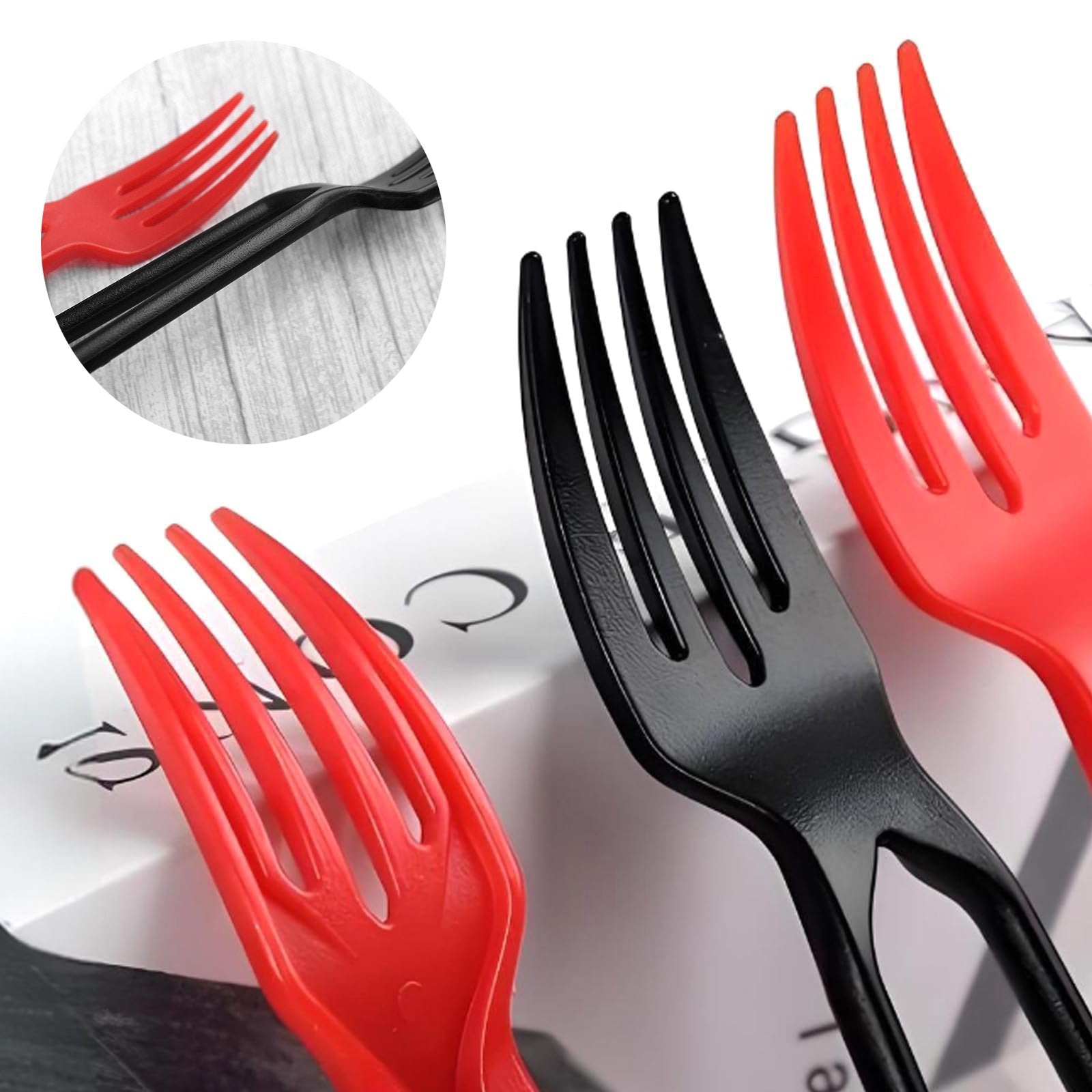 Fork and Chopsticks in ONE
