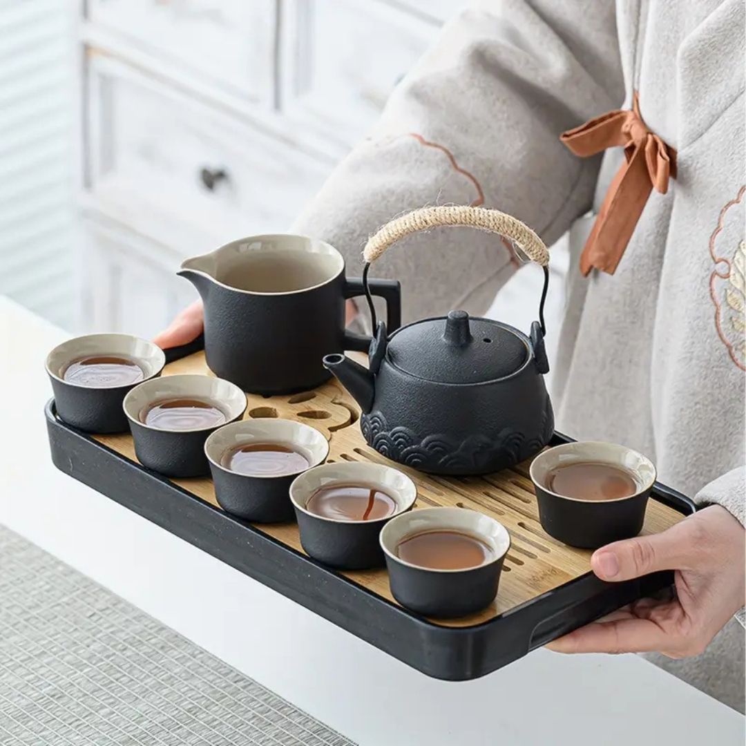 14-Piece Portable Travel Tea Set
