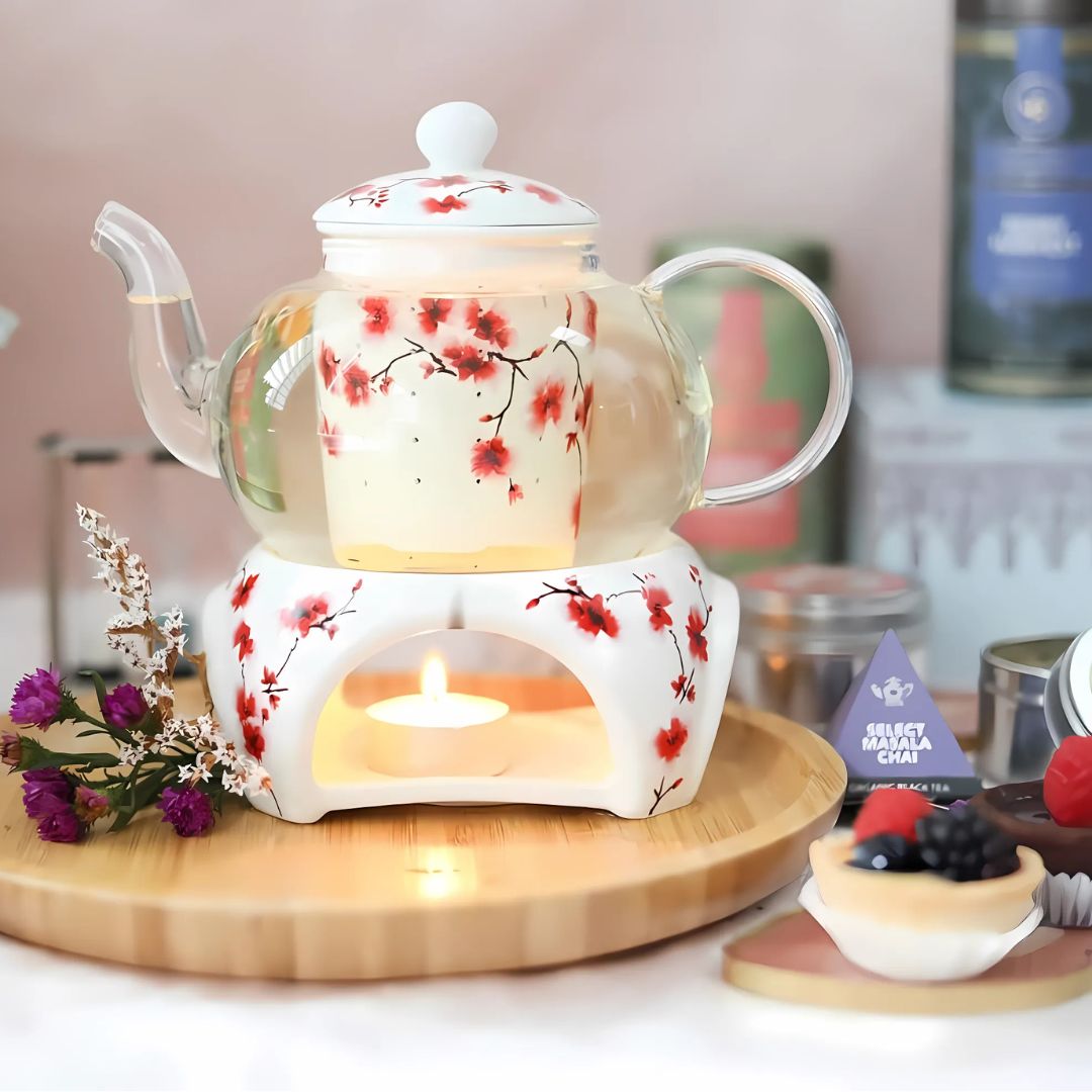 Petite Cherry Blossom Teapot Set