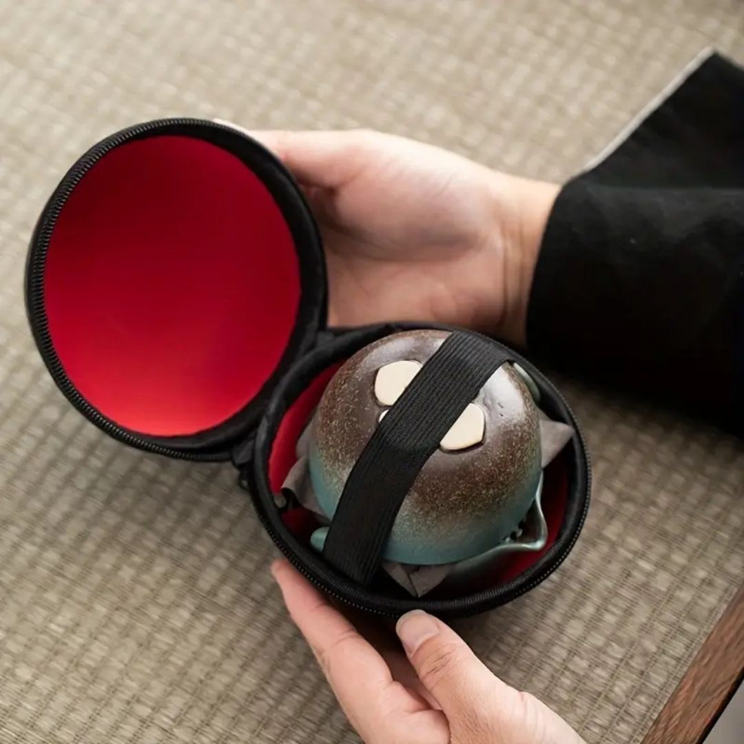 Handmade Ceramic Kung Fu Teapot Set