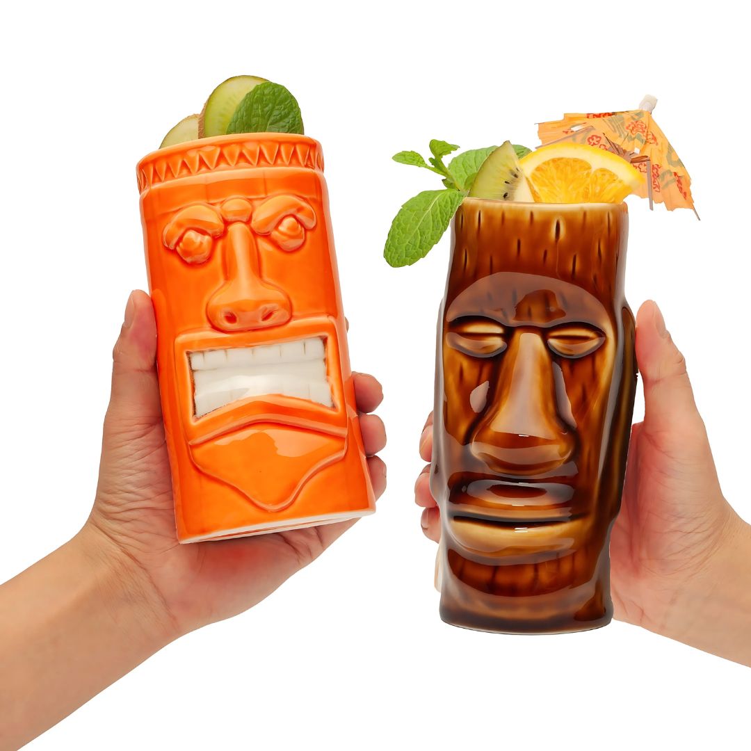 Ceramic Tiki Mugs