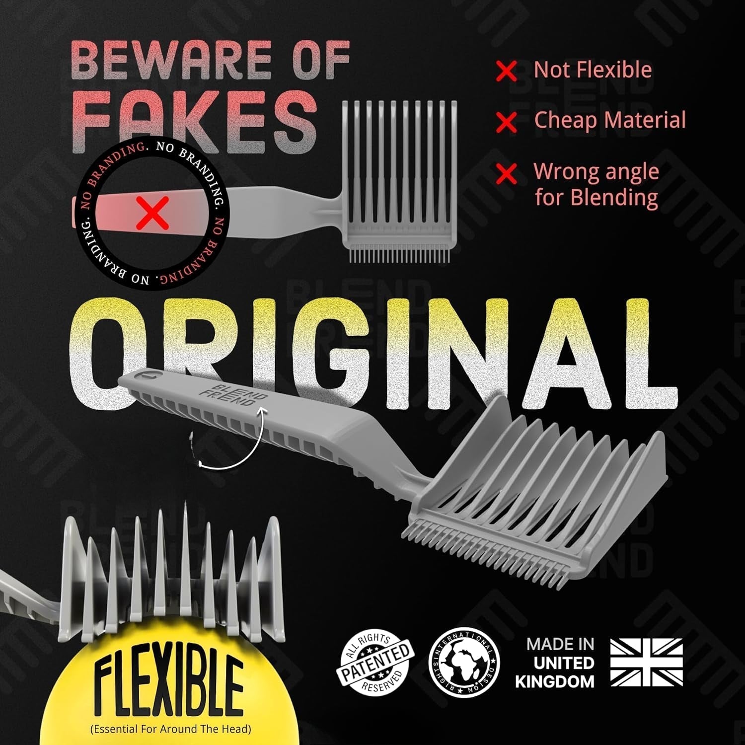 Fade Comb – Easy Home Hair Blending for a Professional Look