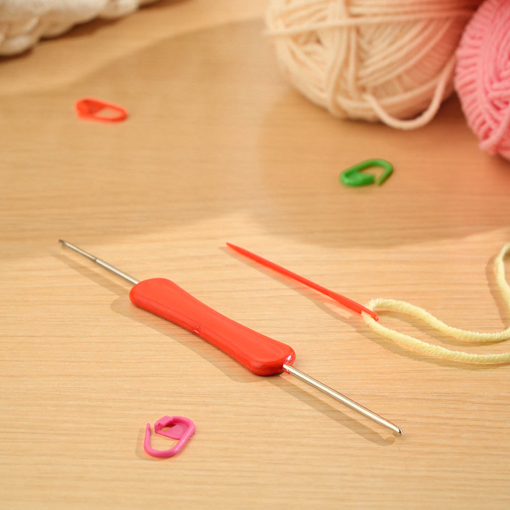 Hand-Knitted Rose Blanket DIY Kit & Ready-Made Gift for Mother's Day Valentine's Day