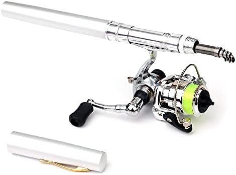 Compact Pen-Style Fishing Rod and Reel Combo