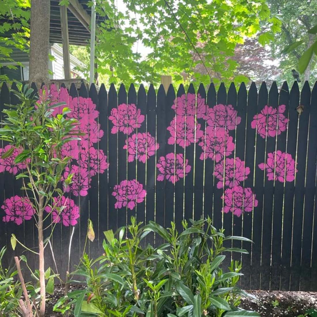 💐 Eptchn Garden Fence Large Flower Stencils🌻DIY Decoration BloomTrace