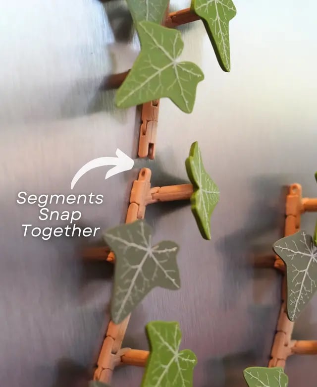 Ivy Fridge Magnet with Articulating Stems