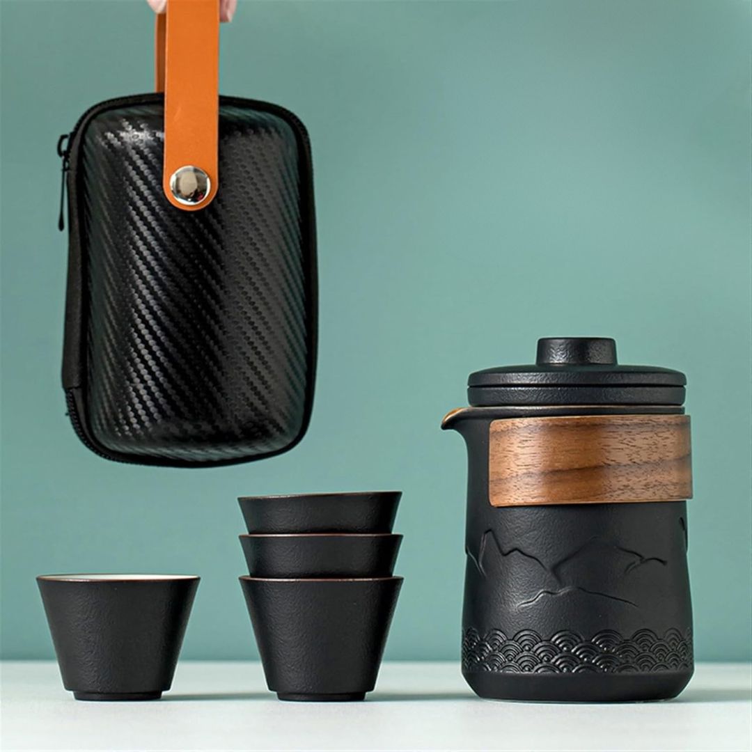 Mountain and Sea Travel Tea Set