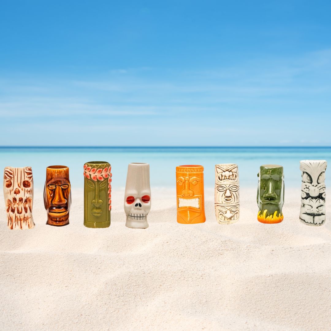 Ceramic Tiki Mugs