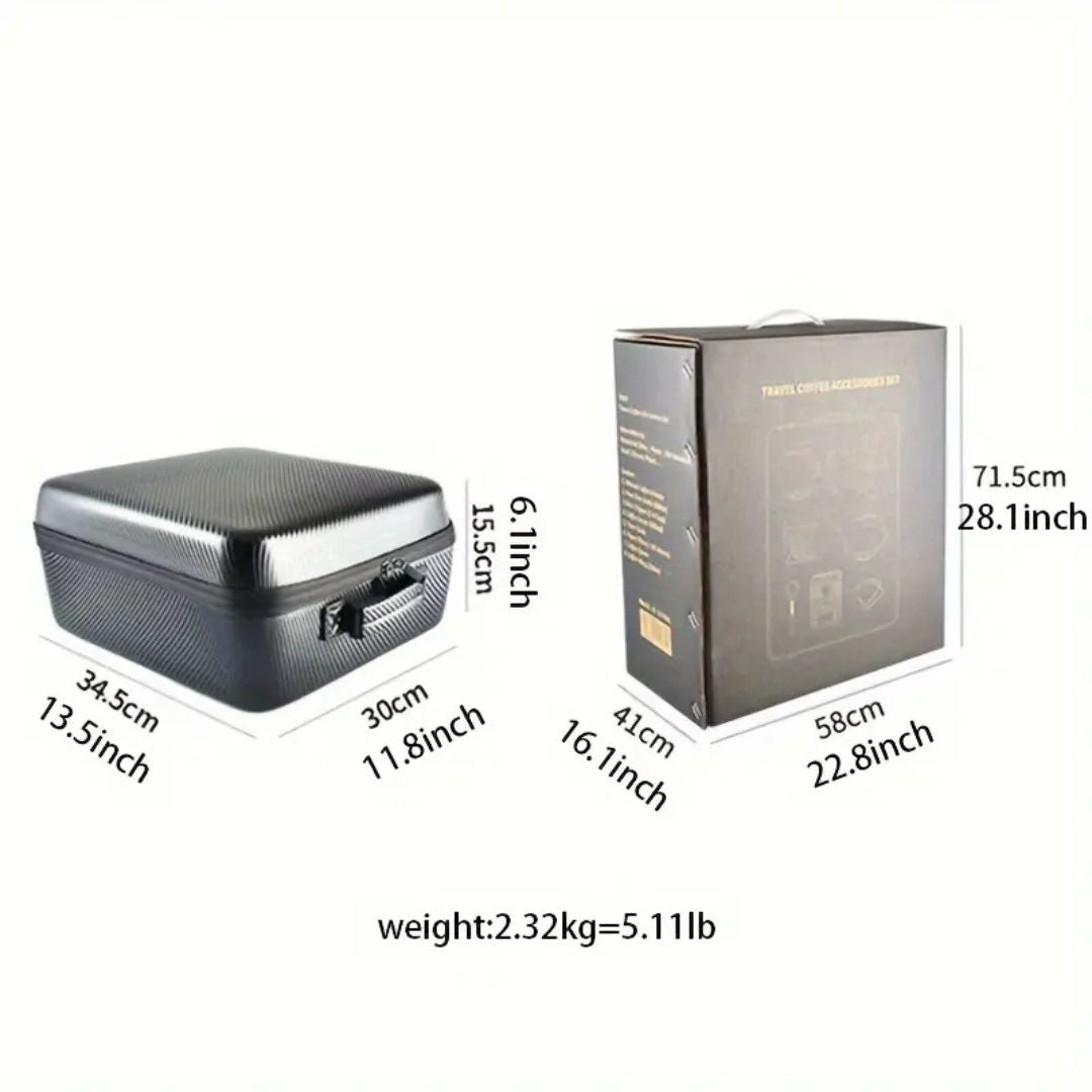 Stainless Steel Gourmet Travel Coffee Set