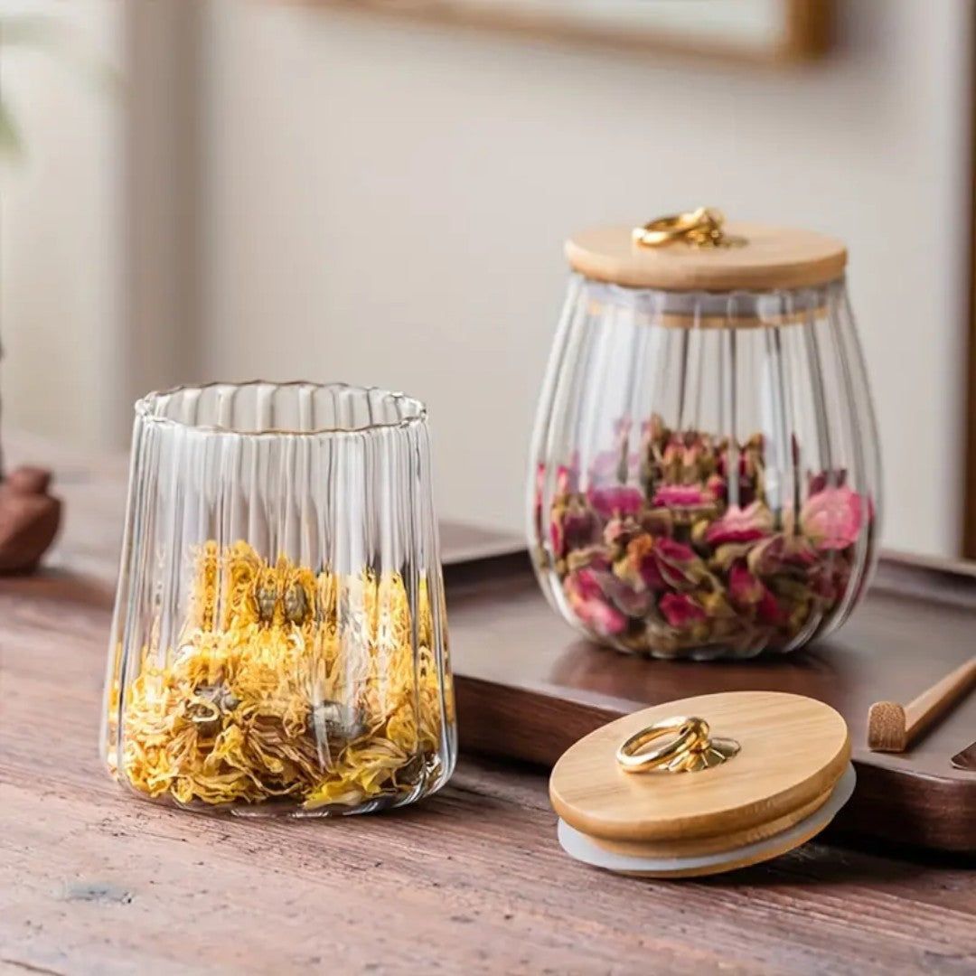 Tea Storage Jar Round