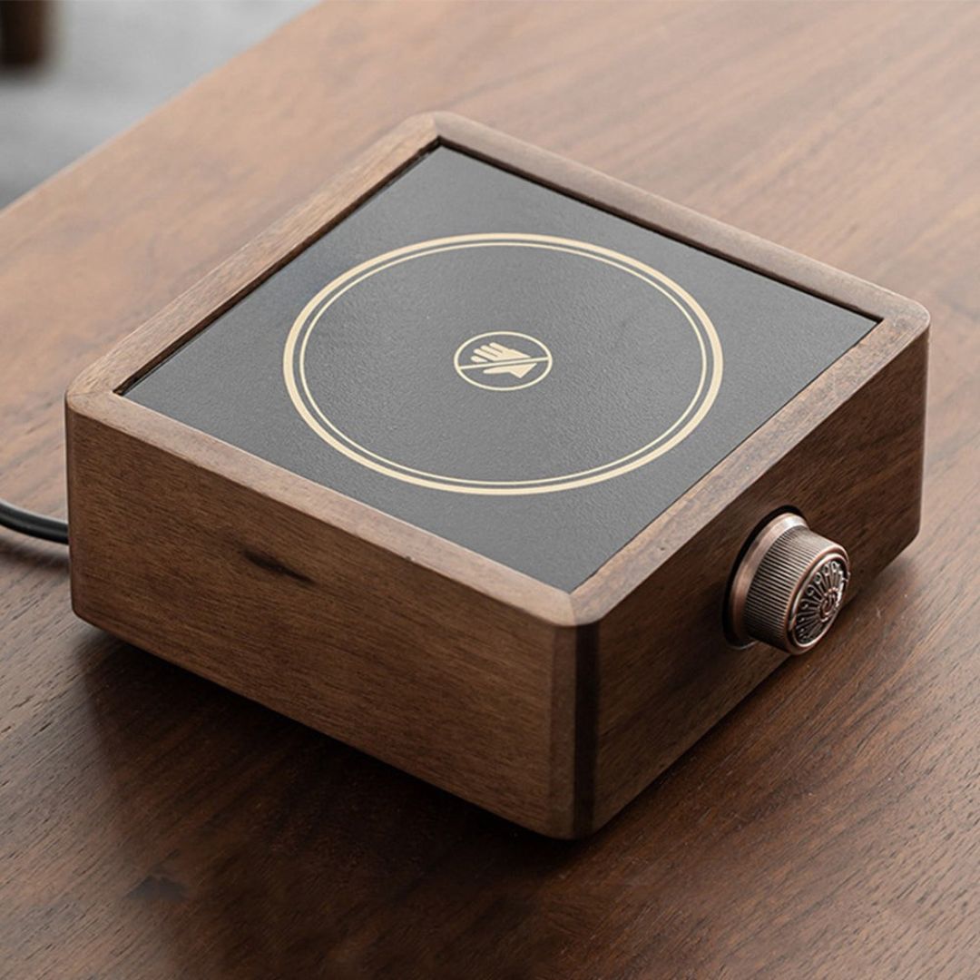 Walnut Adjustable Electronic Tea Stove Heater