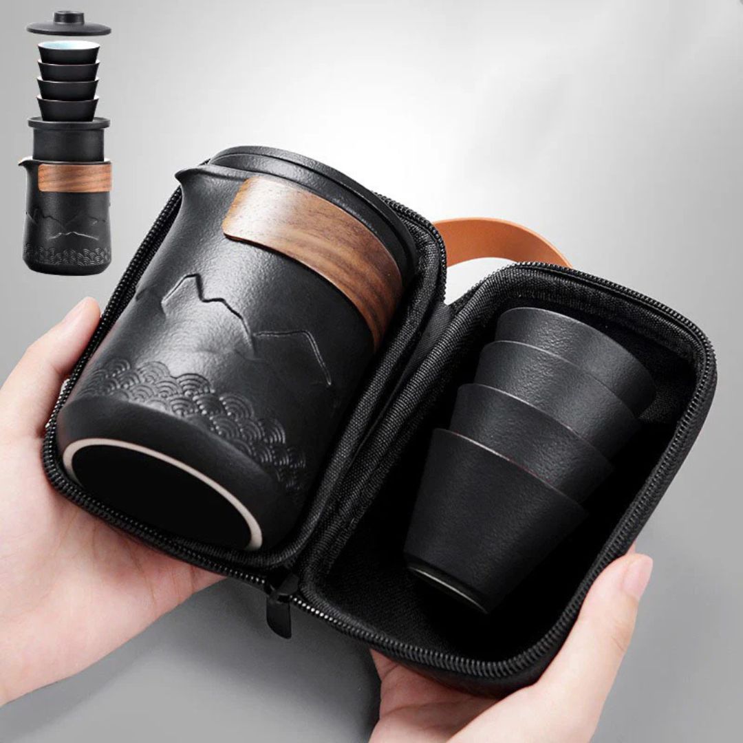 Mountain and Sea Travel Tea Set