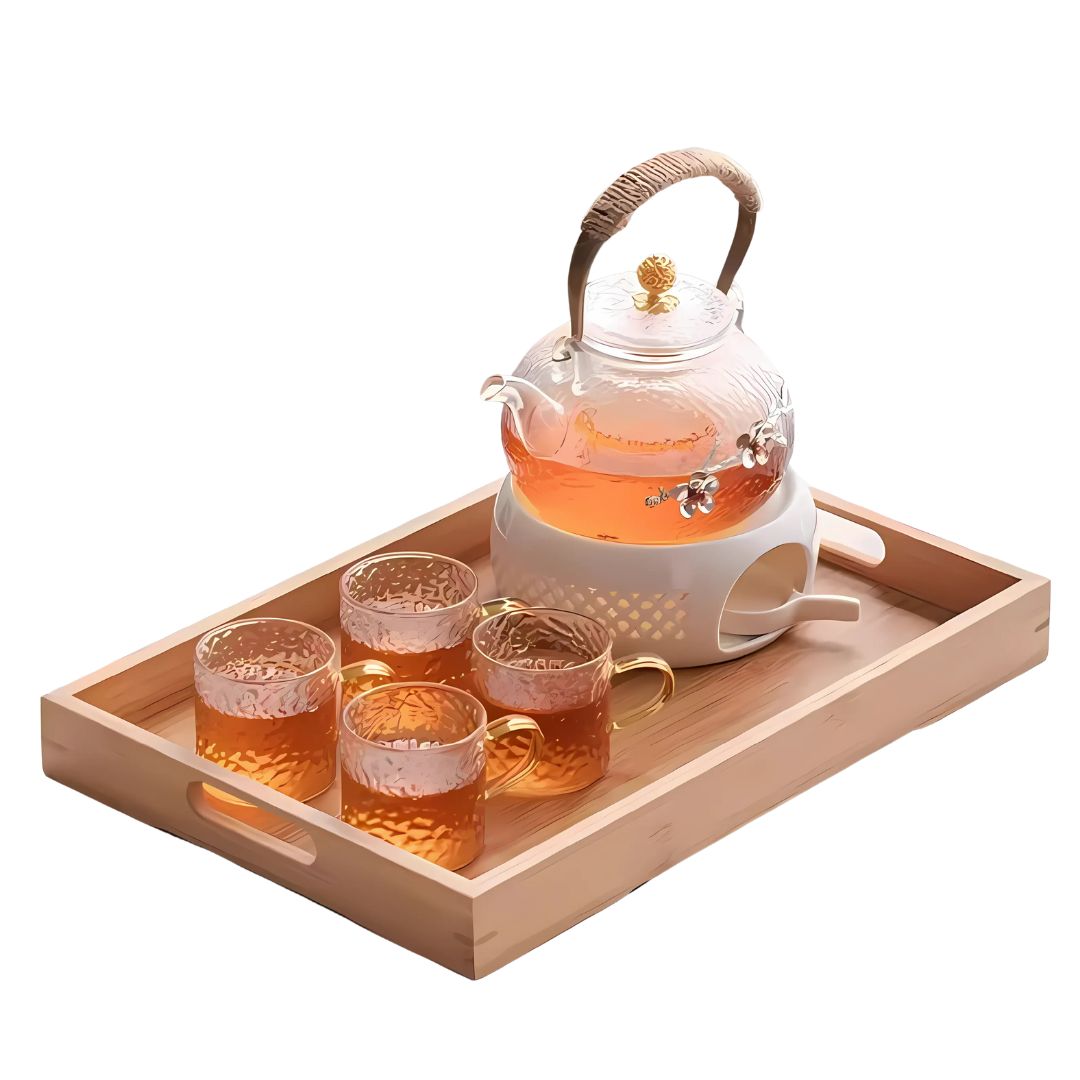Chinese/Japanese Style Glass Tea Set