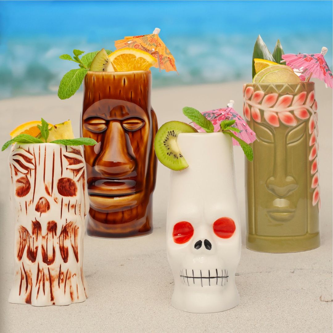 Ceramic Tiki Mugs