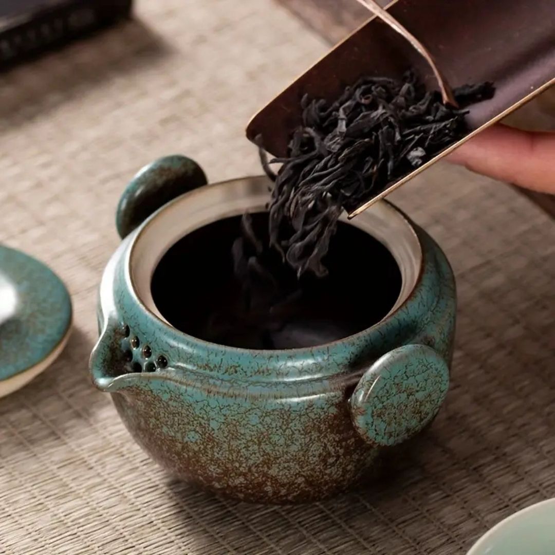 Handmade Ceramic Kung Fu Teapot Set