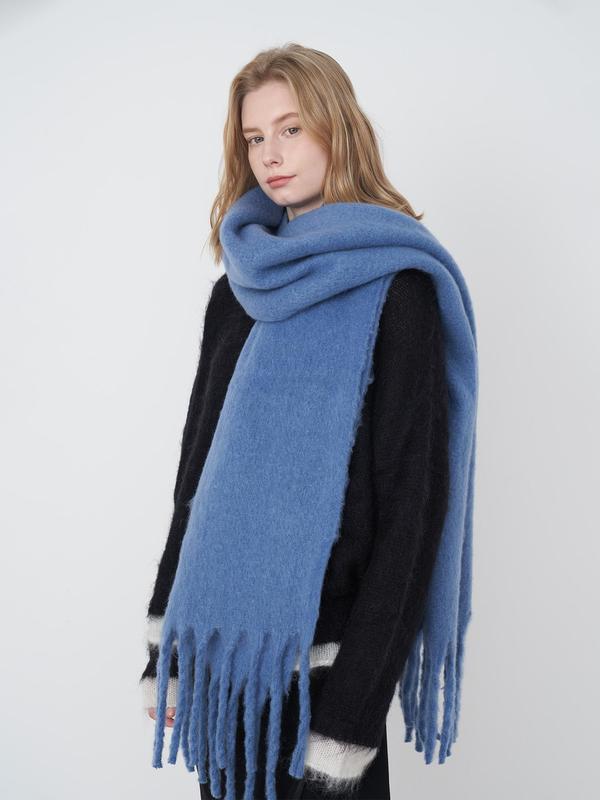 Fashionable thickened women's scarf