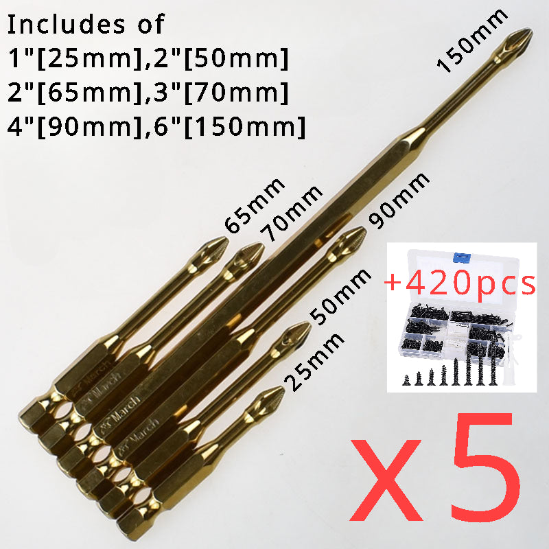 Magnetic Screwdriver Bit(S3 Alloy Steel)