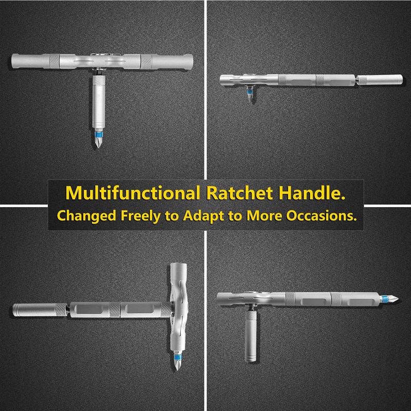 Versatile 24-in-1 Ratchet Screwdriver Set