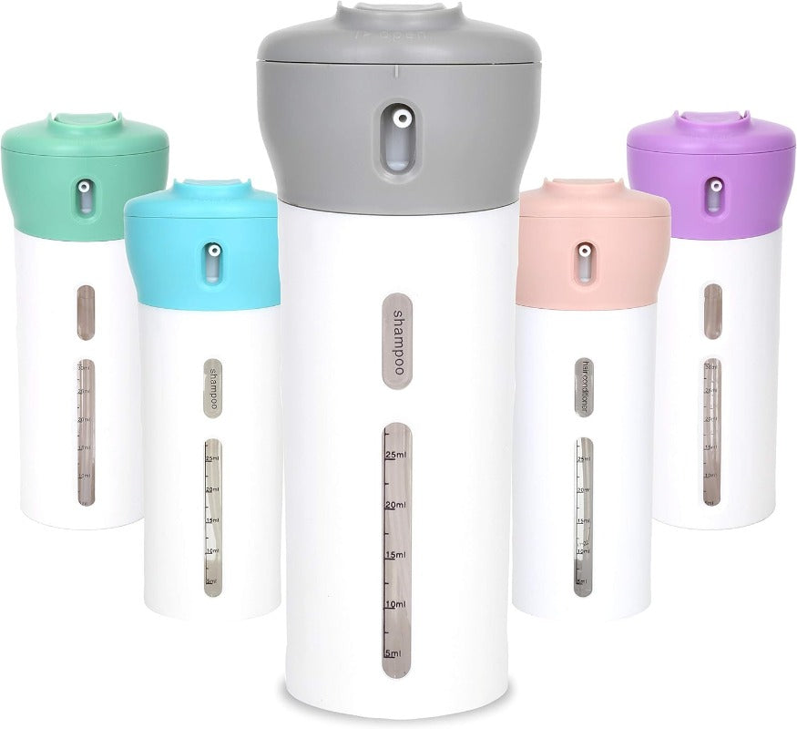 4-in-1 Leak-Proof Travel Liquid Dispenser