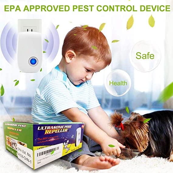 Ultrasonic Pest Repeller for Mosquito, Cockroaches, Rats, Ants, Lizards, Spiders