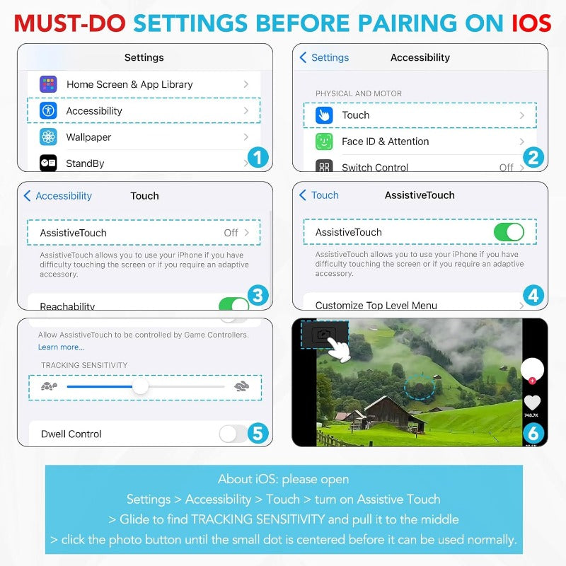 Wireless TikTok Scrolling Remote – Hands-Free Control for Videos & More