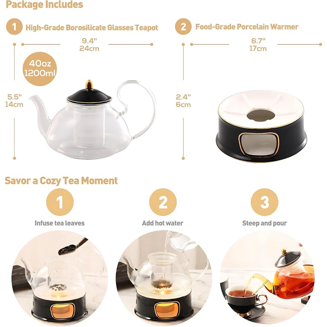 Blooming Tea Pot Set